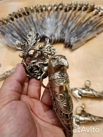 Рожок для обуви «Орёл» бронза купить с доставкой Рожок для обуви «Орёл» бронза