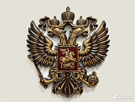 Герб РФ резной из дерева