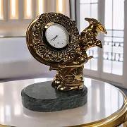 Настольные часы «Кулинар» с гномом и тортом — фотография 1