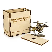 Композиция «Казак советский» 1935–1943 из бронзы — фотография 2