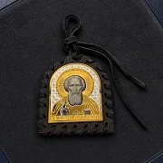 Икона Сергия Радонежского в машину. — фотография 1
