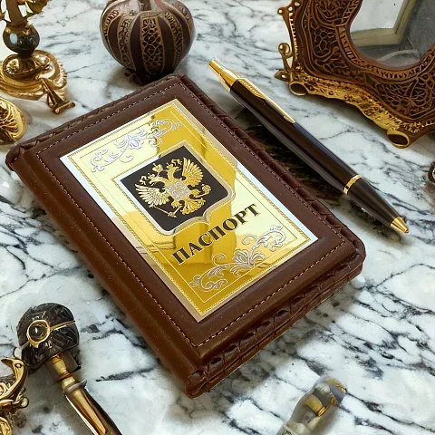 Набор «Обложка для паспорта, ручка». Златоуст