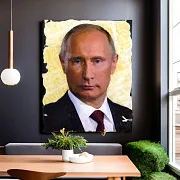 Картина «В.В. Путин» с фотопечатью на ониксе — фотография 1