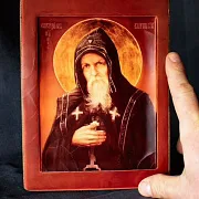 Икона "Свт, Преподобный Серафим Вырицкий" — фотография 1