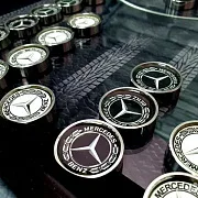 Комплект стальных фишек для нард «Mercedes» — фотография 9