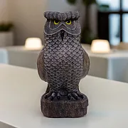 Скульптура «Филин» из кальцита — фотография 1