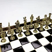 Шахматы с металлическими фигурами — фотография 8