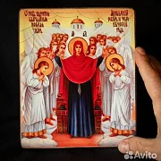 Икона "О тебе радуется и собор Архангелов" — фотография 1