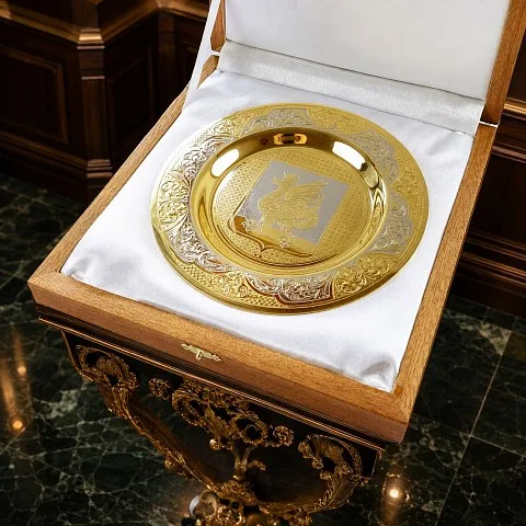 Авторская тарелка "Казань". Златоуст