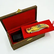 Дамасский складной нож «Олень» — фотография 4