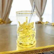 Латунный подстаканник «Георгий Победоносец» — фотография 1