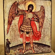 Икона "Архангел Михаил попирающий диавола" — фотография 1