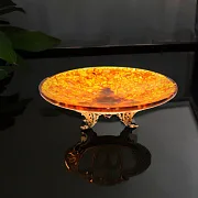 Дизайнерская конфетница из янтаря — фотография 1