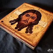 Икона Спас Нерукотворный с оригинала 12 века — фотография 5
